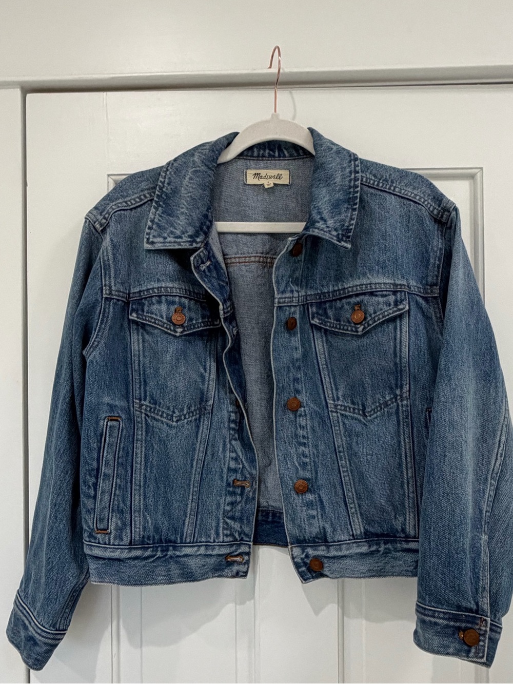 Madewell Blue Denim Trucker Jacket